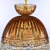 Подвесной светильник Bohemia Ivele Crystal 5478/22 G Amber/M-1G Leafs