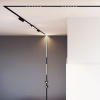 Трековый магнитный светильник Arlight MAG-FLAT-25-L200-6W Warm3000 (BK, 100 deg, 24V, DALI) 046332