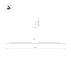 Трековый магнитный светильник Arlight MAG-ORIENT-FLAT-L800-27W Day4000 (BK, 100 deg, 48V, DALI) (IP20 Металл) 060474