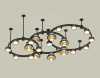 Комплект подвесного светильника Ambrella Light Techno Ring XR92222001 (A9222, A9227, C9233, C9242, C9238, C9232, N8145, N8124)