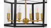 Подвесная люстра Lumina Deco Lorton LDP 1142-6 BK+MD