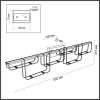 Настенный светильник Odeon Light Hightech Zaha 7060/12WL