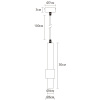 Подвесной светильник Arte Lamp Sabik A2308SP-1BK
