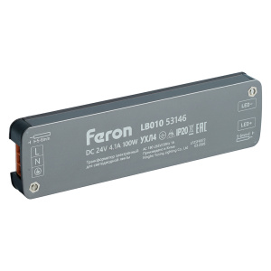 Трансформатор для светодиодной ленты Feron LB010 100W 24V IP2053146