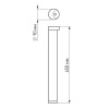 Уличный светильник Arlight LGD-Path-Round90-H650B-7W Warm White 020349