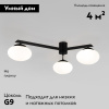 Потолочная люстра Eurosvet Opaline 70220/3 черный a065764