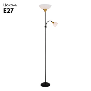 Торшер Arte Lamp Duetto A9569PN-2BK