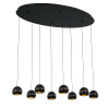 Подвесная люстра DeLight Collection MD21001034-8A black/gold