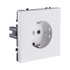 Розетка штепсельная SCHUKO 16A/250 В, белый глянцевый Kollinger Eclipse EC-014WG