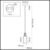 Подвесной светильник Odeon Light Saga Classic 5088/1A