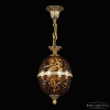 Подвесной светильник Bohemia Ivele Crystal 5680/18 G Amber/M-1F