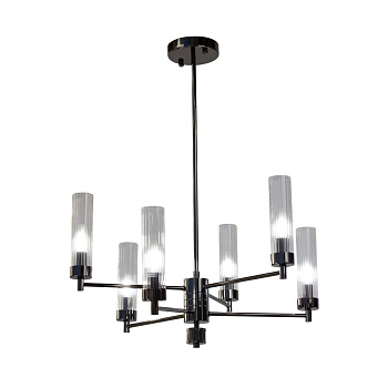 Люстра на штанге AM Group INDIGO SP6 PEARL BLACK