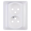 Лицевая панель Legrand Galea Life розетки 2х2К белая 771035