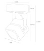 Спот Arte Lamp Misam A1315AP-1BK