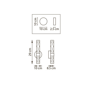 Бра Lightstar Acrile 737652