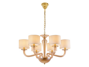 Подвесная люстра Newport 8686/C gold polished amber М0071803