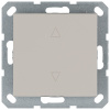 Выключатель одноклавишный для штор 10A 250V с накладкой, цвет Тауп Jasmart G3018T