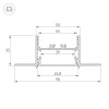 Тройник Arlight SL-LINIA45-FANTOM 030107