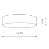 Накладной светильник Nowodvorski Lid Round Led Black 10416
