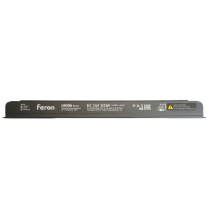 Трансформатор для светодиодной ленты с диммированием Feron LB006 300W 24V IP20 52132