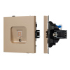 Механизм компьютерной розетки Arlight SCT-TENDO-MPC1-PL-GD (RJ-45, CAT6) 054099