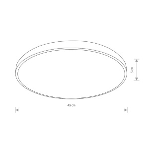 Потолочный cветильник Nowodvorski Agnes Round Led Pro Black 10973