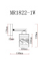Бра MyFar Olivia MR1822-1W