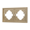 Рамка пластиковая на 2 поста Arlight FRM-TENDO-SFPL-2-GD 054647