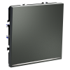 Проходной переключатель одноклавишный с подсветкой Voltum S70 VLS010406 (титан)