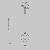 Трековый магнитный светильник Maytoni Bubble TR181PL-1-4WTW-B