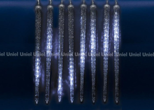Светодиодная гирлянда (11124) Uniel занавес 220V белый ULD-E3005-300/DTK White IP44 ICICLE