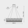 Подвесная люстра Modelux ML.7039.800 CR