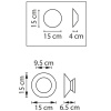 Настенный светильник Lightstar Celesta 809106