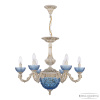 Подвесная люстра Bohemia Ivele Crystal AL79101P/6/175 WMG P Aquamarine/M-1F