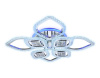 Потолочная светодиодная люстра Ambrella Light Acrylica Ice FA283