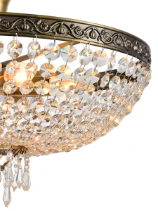 Люстра на штанге Natali Kovaltseva ROCOCO 81407/6C ANTIQUE