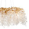 Подвесная люстра Delight Collection Shiro-noda FTB006R-100 brass/clear