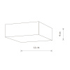 Накладной светильник Nowodvorski Lid Square Led White 10420
