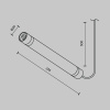 Соединитель с блоком питания Maytoni Shelf CA011-L300-100W-B