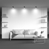 Потолочный светильник Maytoni Technical Hoop C086CM-GX53-MRD-BG