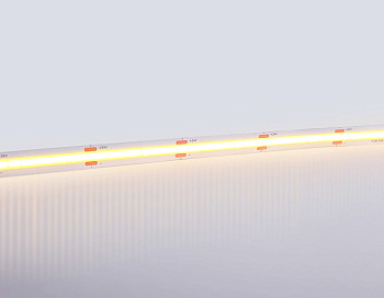 Светодиодная лента Ambrella Light Illumination COB 528Led/14W m/ 24V IP20 3000K/ 5m*10mm*2mm (2 конт.) GS4751