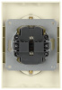 Розетка Эра Arktik 16-2105-02 двойная с заземлением 2X2P+E Schuko со шторками 16А-250В слоновая кость Б0070455
