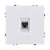 Розетка Ethernet RJ45 Cat.6, белый глянцевый Kollinger Eclipse EC-017WG