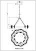 Подвесная люстра Wertmark Pamela WE160.27.303