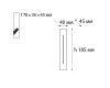 Встраиваемый светильник Italline IT06-6040 white 3000K
