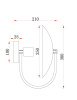 Настенный светильник Freya Ellipse FR5320WL-01B