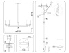 Люстра на штанге Ambrella Light High Light Modern LH57041