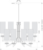 Люстра на штанге Kutek Genova GEN-ZW-8(P/A)