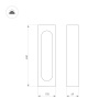 Уличный светильник Arlight LGD-MUSE-BOLL-H650-12W Warm3000 (DG, 296 deg, 230V) 037524