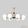 Люстра на штанге Arte Milano Napoli 312066/D940/8 BS/BK